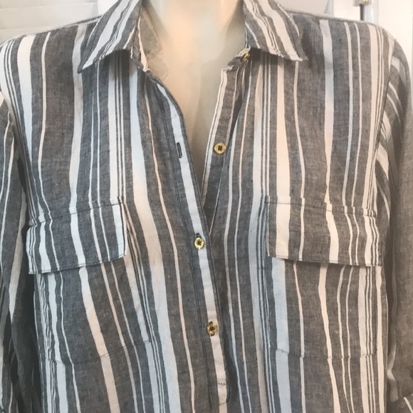 Ellen Tracey Linen Blouse - Picture 1 of 9